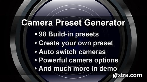 [Blender] Camera Preset Generator 1.1.0