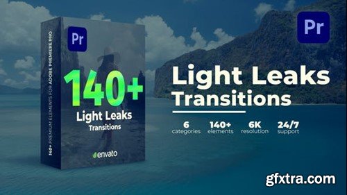 Videohive Light Leaks Transitions 39519656