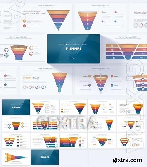 Funnel - PowerPoint Infographics Slides CDVYHXC