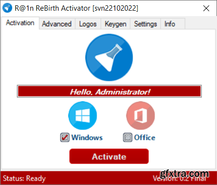 R@1n ReBirth Activator 0.6 Final Multilingual