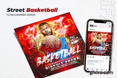 Street Basketball Flyer 5UKTZFS