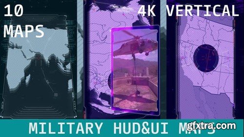 Videohive Military HUD UI Maps Vertical 40392747