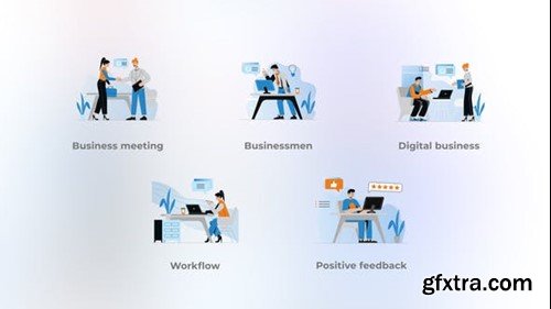Videohive Business meeting - Flat concepts 40388568