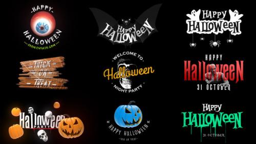 Videohive - Halloween Titles | Text Presets - 40401263