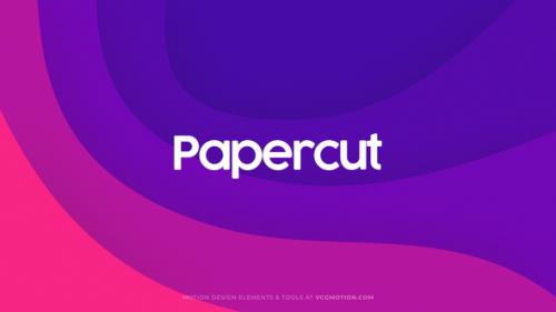 Videohive - Papercut Backgrounds - 40382373