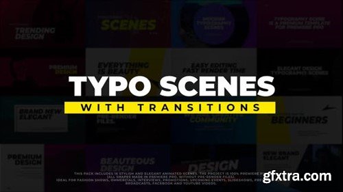 Videohive Typo Transitions 22955706