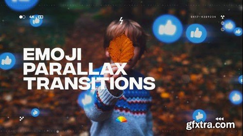 Videohive Parallax Emoji Transitions 38885968