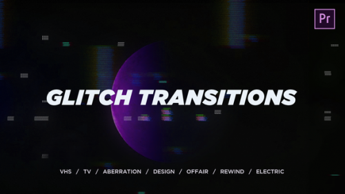Videohive - Glitch Transitions - 26615997