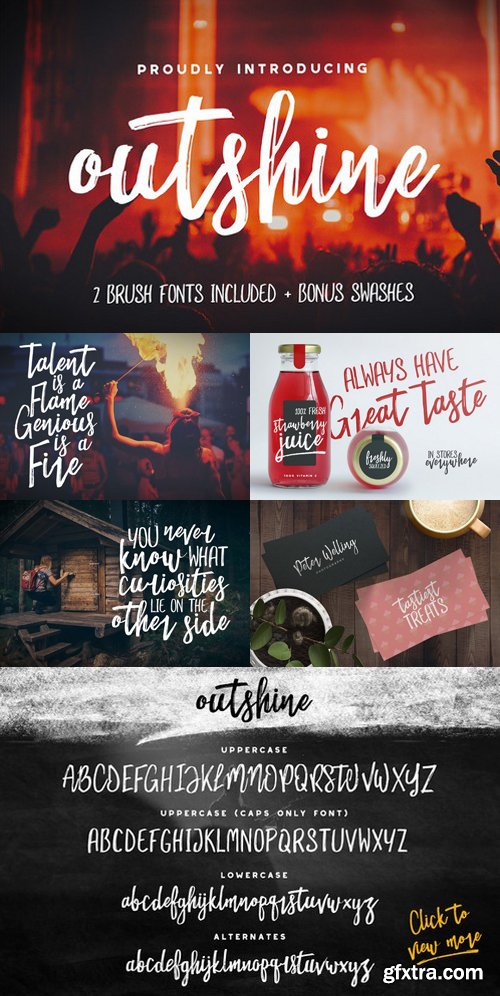 Outshine Duo Font Pack