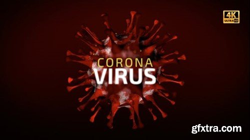 Videohive Corona Virus Titles CovID Loop 4K 26065613