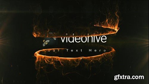 Videohive Particle Logo IV - Fire Ring 5245885
