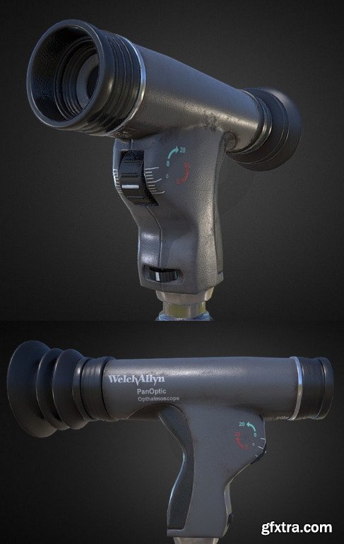 Panoptic Opthalmoscope 3D Model