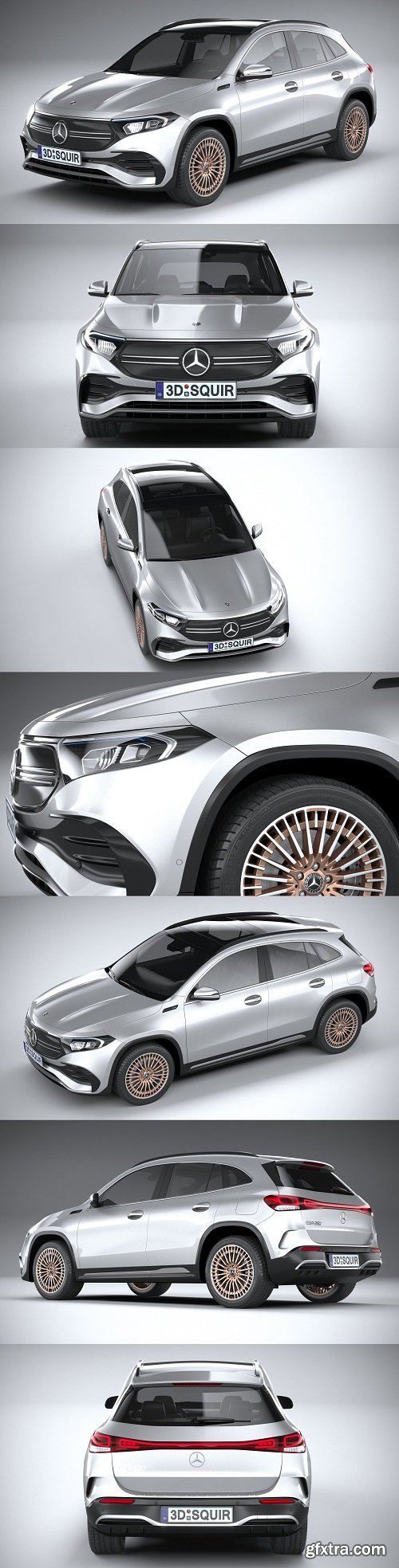 Mercedes Benz EQA 2022 3D Model