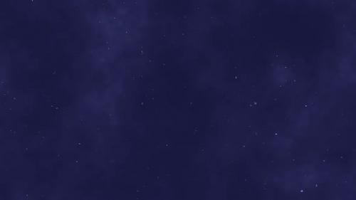 Videohive - Shinning Stars at Cloudlu Dark Blue Sky - 40520060