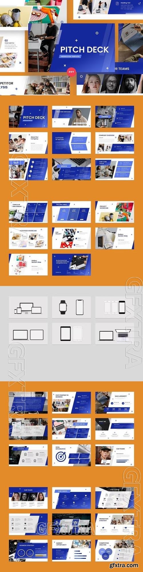 PITCH DECK PowerPoint Template CWDHCCY