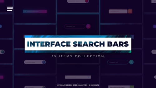 Videohive - Interfaces Search Bars | Premiere Pro - 40516691