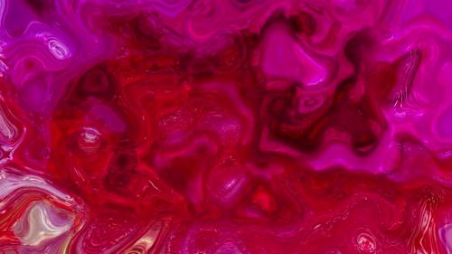 Videohive - Abstract Red Color Animation or Liquid Marble Background - 40234654