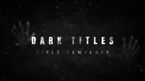 Videohive - Dark Titles - 25354395