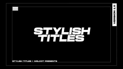 Videohive - Stylish Titles | FCPX - 40579082