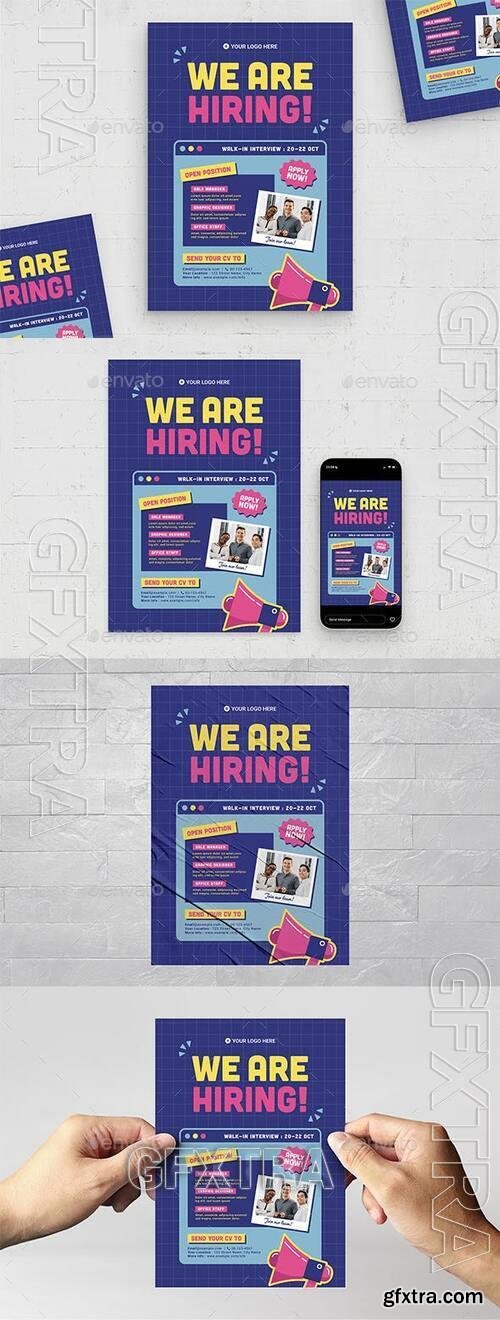 We Are Hiring Flyer Template 40531957