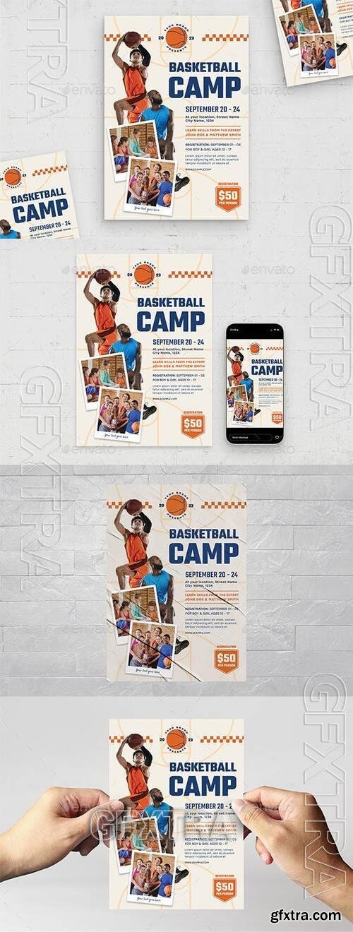 Basketball Camp Flyer Template 40531988