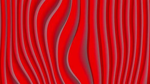 Videohive - Red color liquid line background. 4kTrendy Motion Background - 40684635
