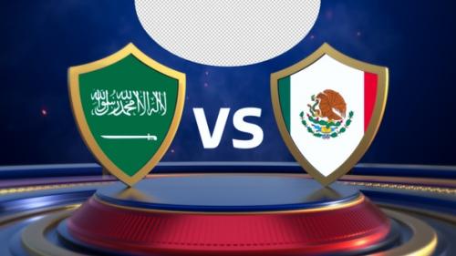 Videohive - Saudi Arabia Vs Mexico Sports Vs Card Opener - 40685606
