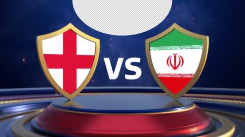 Videohive - England Vs Iran Sports Vs Card Opener - 40685819