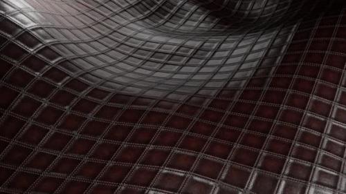 Videohive - Wave Animation Dark Leather Cushion - 40666239