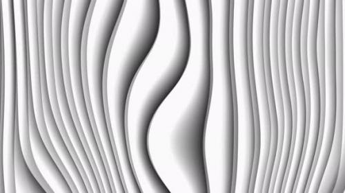 Videohive - white background. 4k white liquid line animation - 40686828