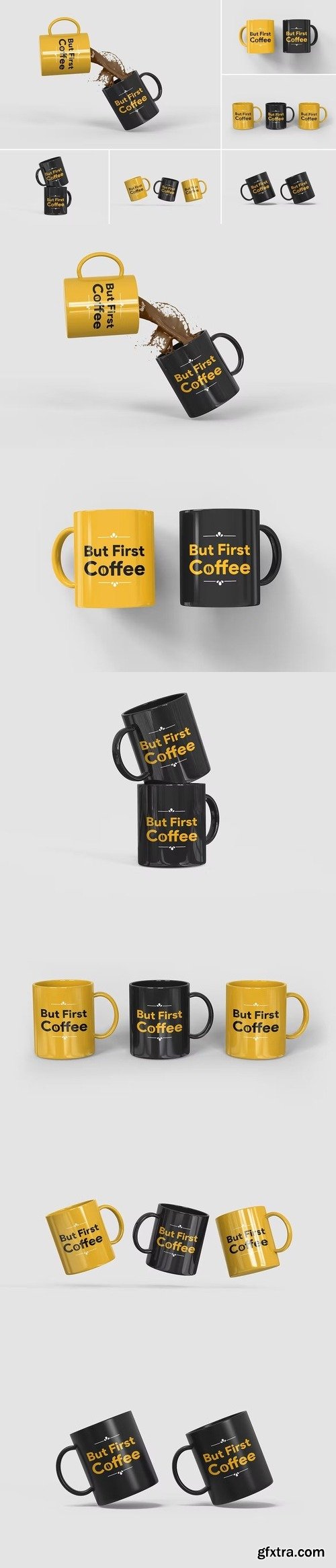 Coffee mug mockups