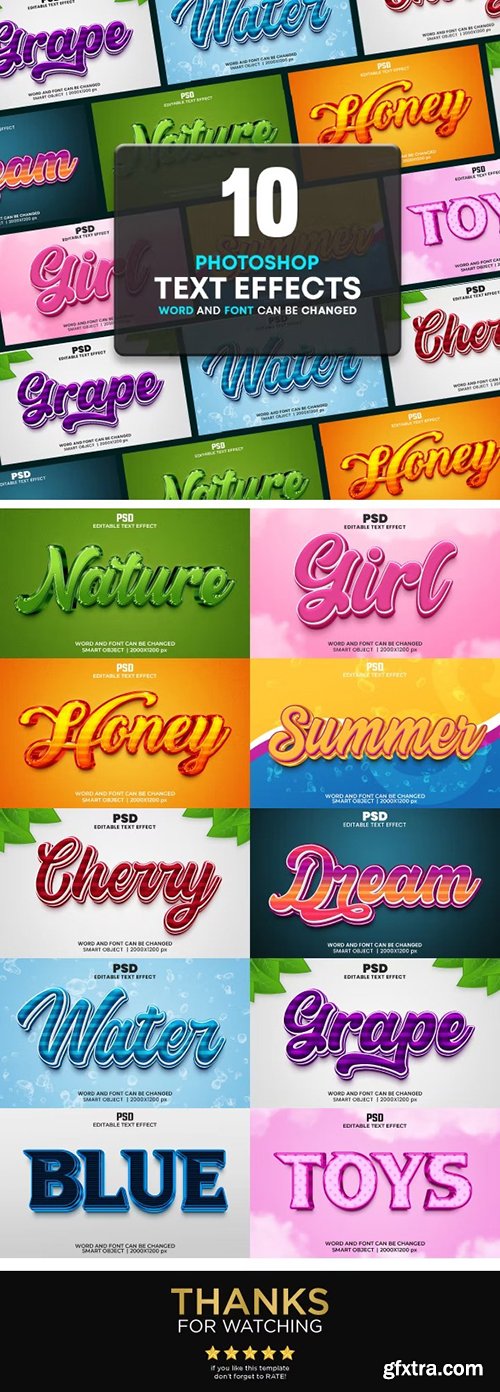 GraphicRiver - 3D Editable Text Effects Pack 39104417