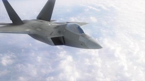 Videohive - F35 Combat Jet Fighter Aircraft Flying In The Sky - 40791498