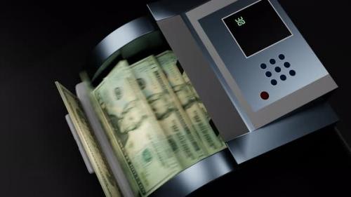 Videohive - 20 US dollar in cash dispenser. Withdrawal of cash from an ATM. - 40754469