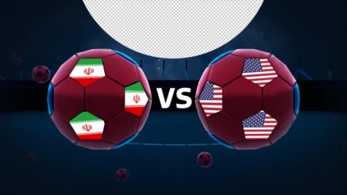 Videohive - Iran Vs United States Football Vs Card - 40754300