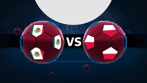 Videohive - Mexico Vs Poland Football Vs Card - 40754326