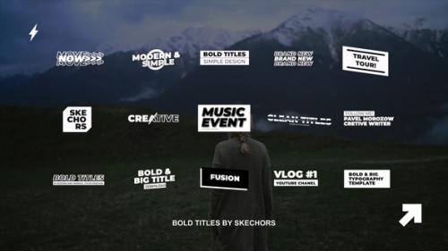 Videohive - Bold Titles 2.0 | FCPX - 40826538