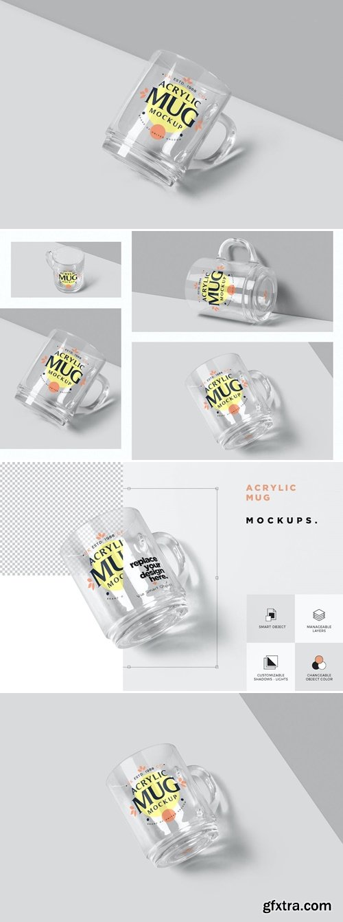 Acrylic Mug Mockups K4WF23R