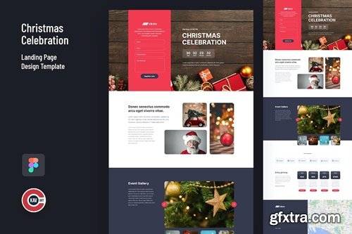Jona - Christmas Celebration Landing Page Design JGXU3Y4