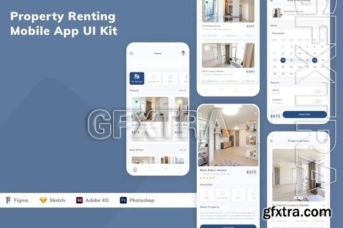 Property Renting Mobile App UI Kit NGQFZNW