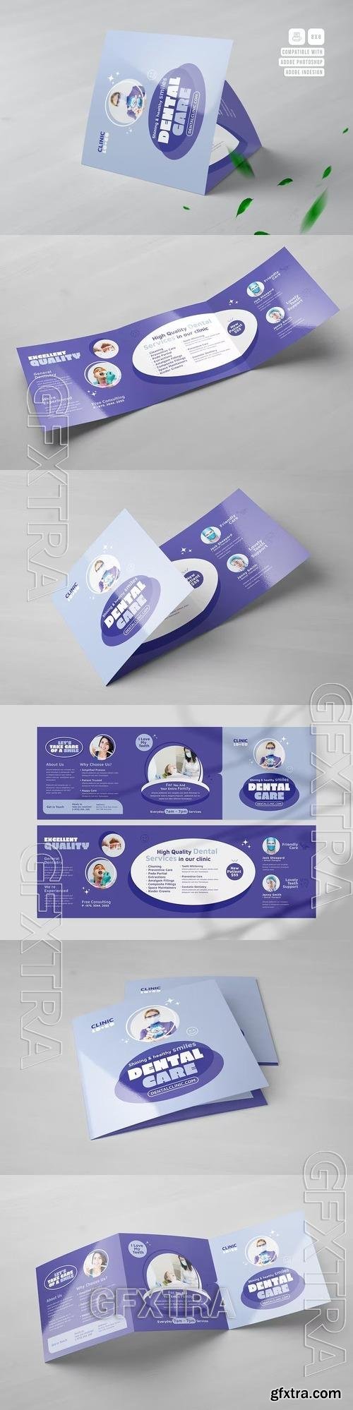 Dental Square Trifold Brochure 3WFWXCD