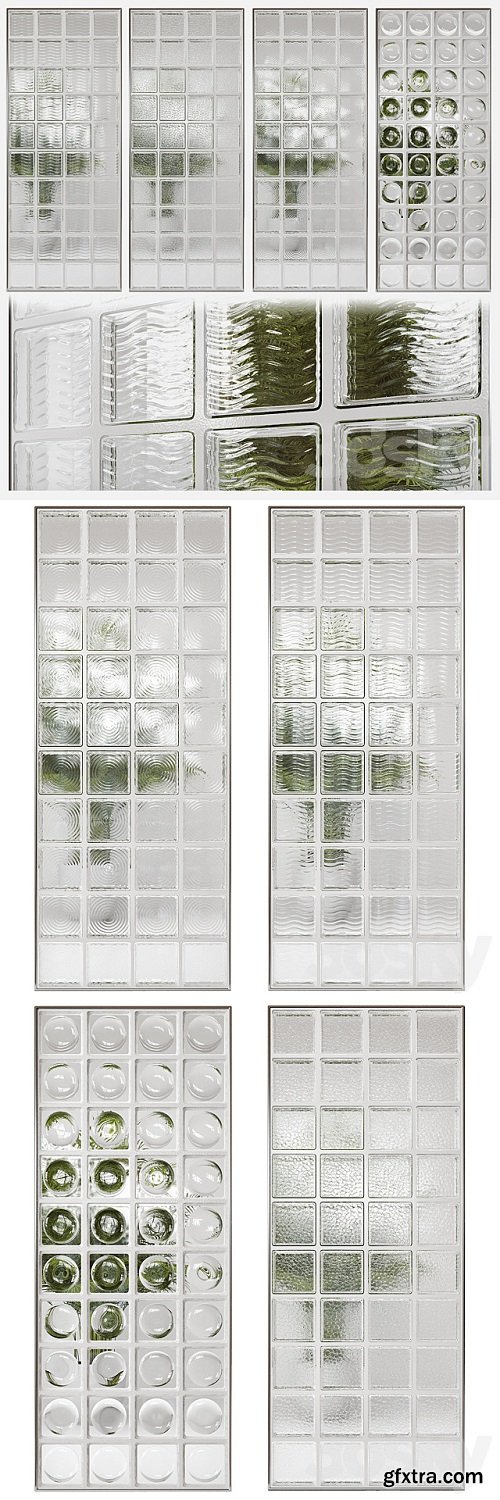 Glass block partition 4