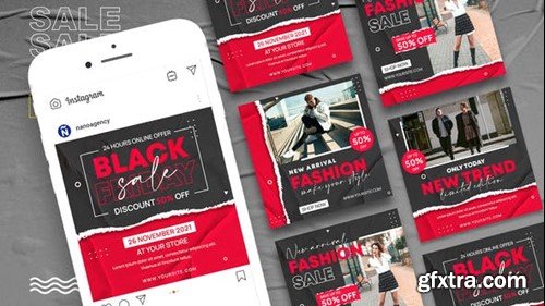 Videohive Black Friday Sale Template Media Banner 40884275