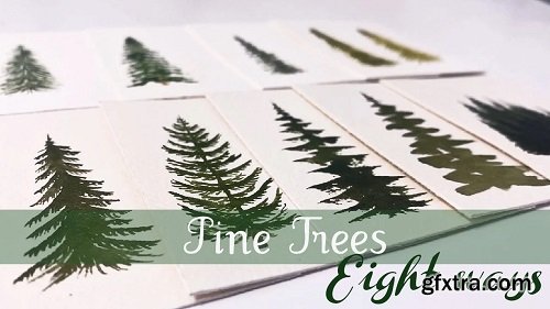 8 Techniques for Painting Watercolor Pine Trees