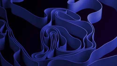 Videohive - Abstract 3D blue background animation. Motion design backdrop - 40932546