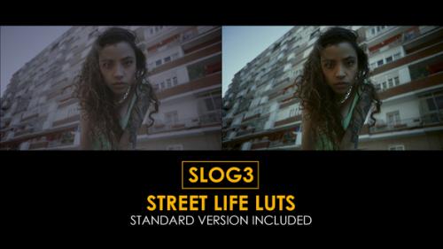 Videohive - Slog3 Street Life and Standard LUTs - 40916161
