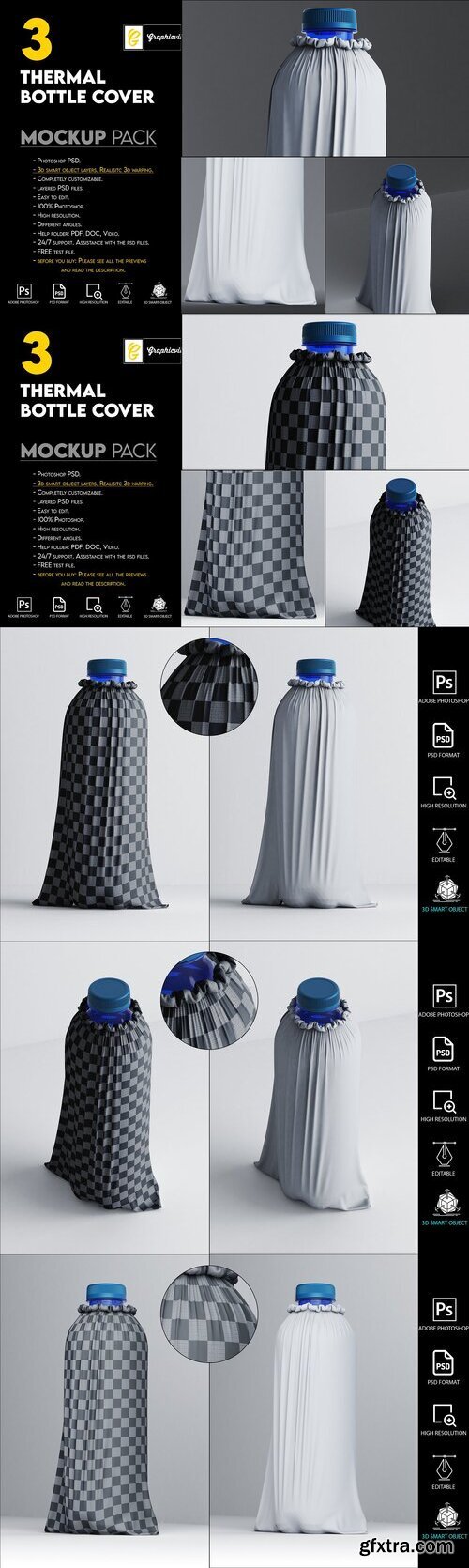 Creativemarket - Thermal bottle cover mockup 7465983