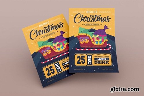 Merry Christmas Party Flyer 58A6GE8