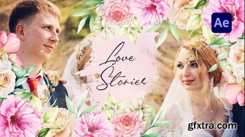 Videohive Floral Wedding Slideshow 41016586