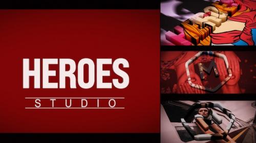 MotionArray - Heroes Logo Intro - 1198998